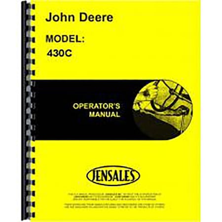 Fits John Deere 430C Tractor Operator Manual